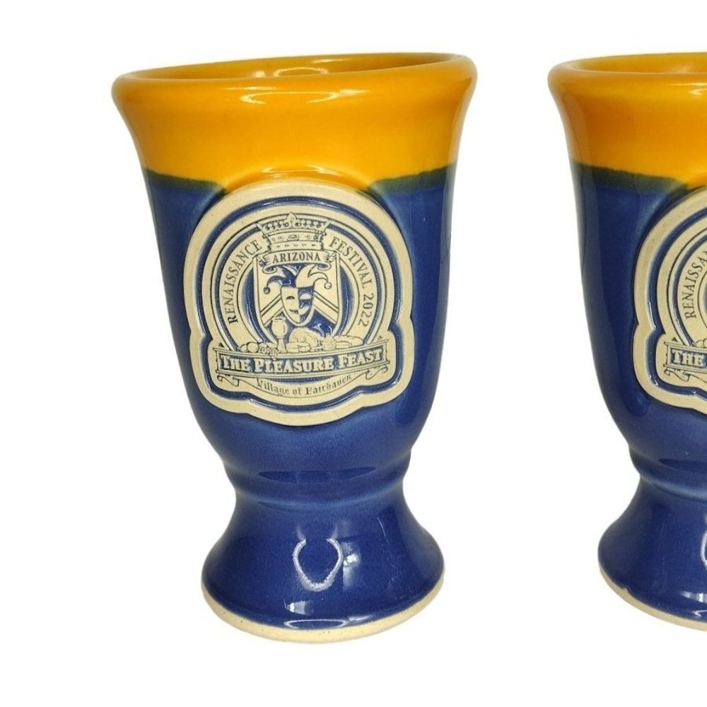 The Pleasure Feast Village of Fairhaven Renaissance Festival Arizona 2022 Goblet - Picture 5 of 7